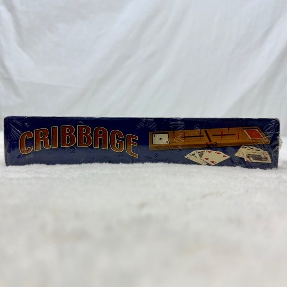 Wooden Folding Cribbage Board Card Game Barns & Noble New Sealed - Picture 6 of 6